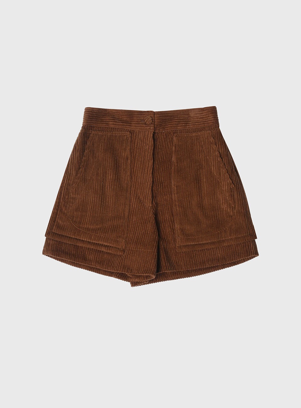 Corduroy shorts (Brown)