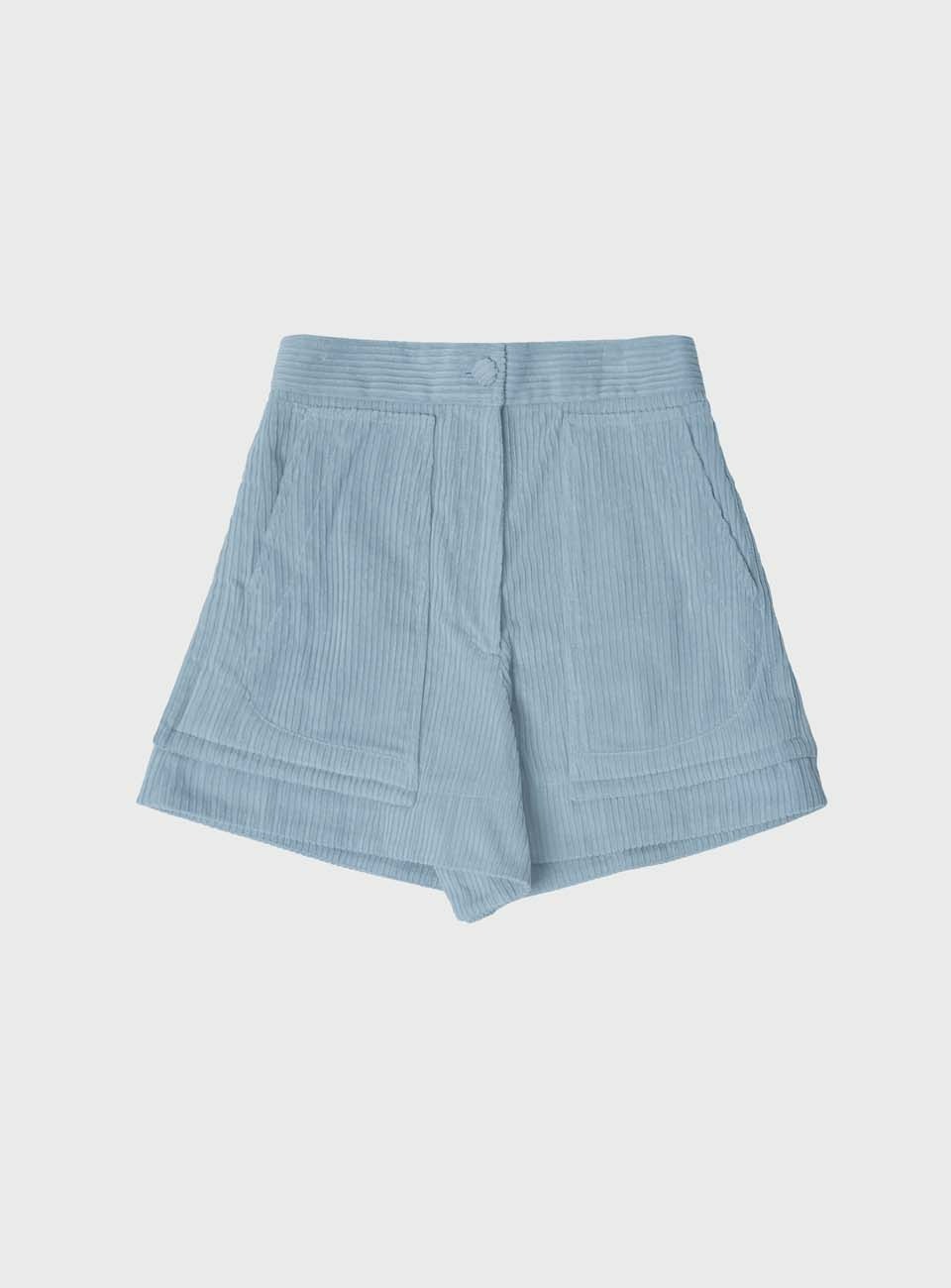 Corduroy shorts (SkyBlue)