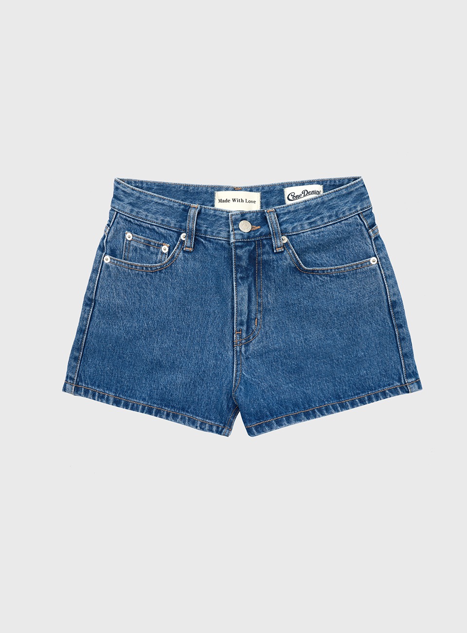 Cone denim shorts(medium blue)